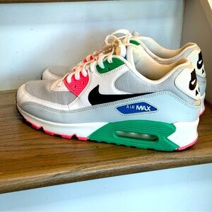 Like-new, Nike Air Max 90 South Beach/“Watermelons” size 10